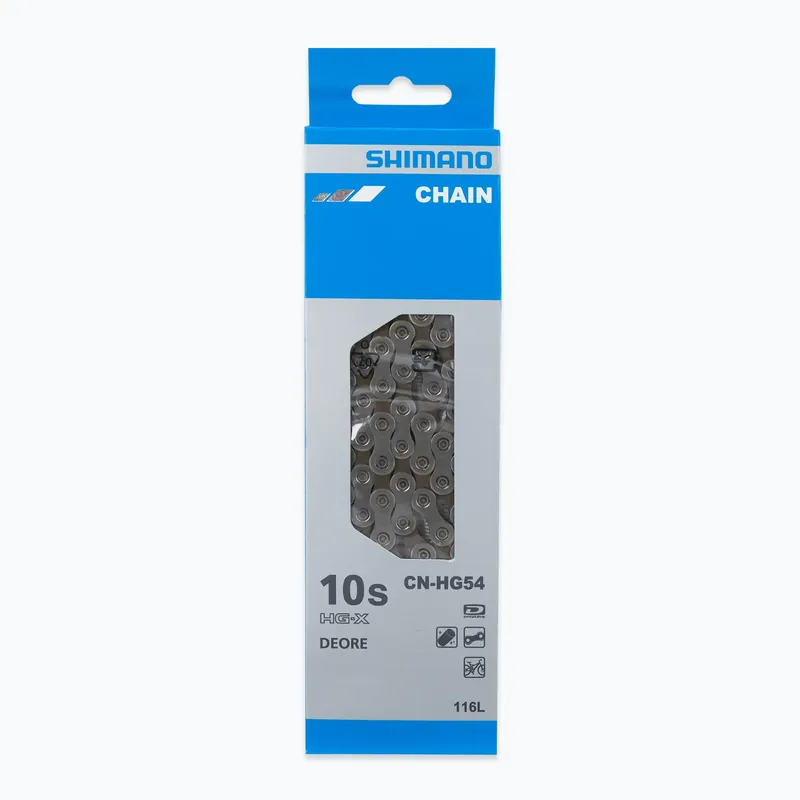 Rychlé Dodání Řetěz na kolo Shimano CN-HG54 + Pin 10rz 116 článků stříbrný ICNHG54116I