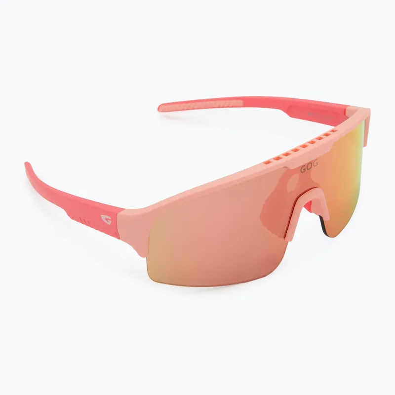 Dětské sluneční brýle GOG Petra matt light pink/pink reflex red Výprodej