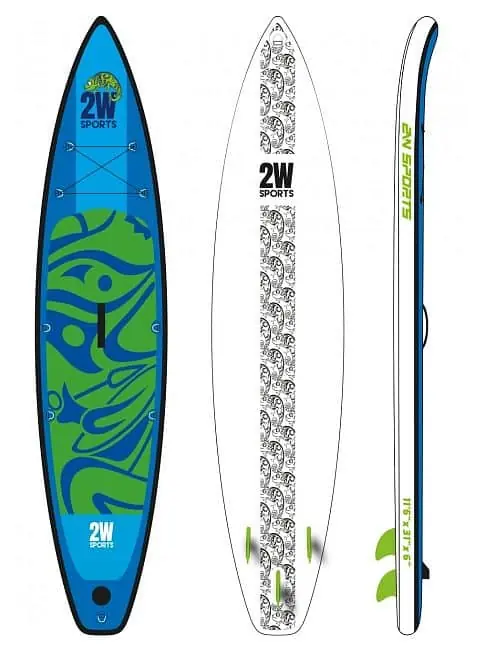 Originální Touring 2019 SUP paddleboard, 11´6