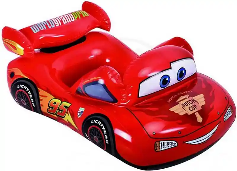 Člun dětský Intex 58391 Nafukovací Cars 109 x 66 cm - Auta - Cars Poslední Šance