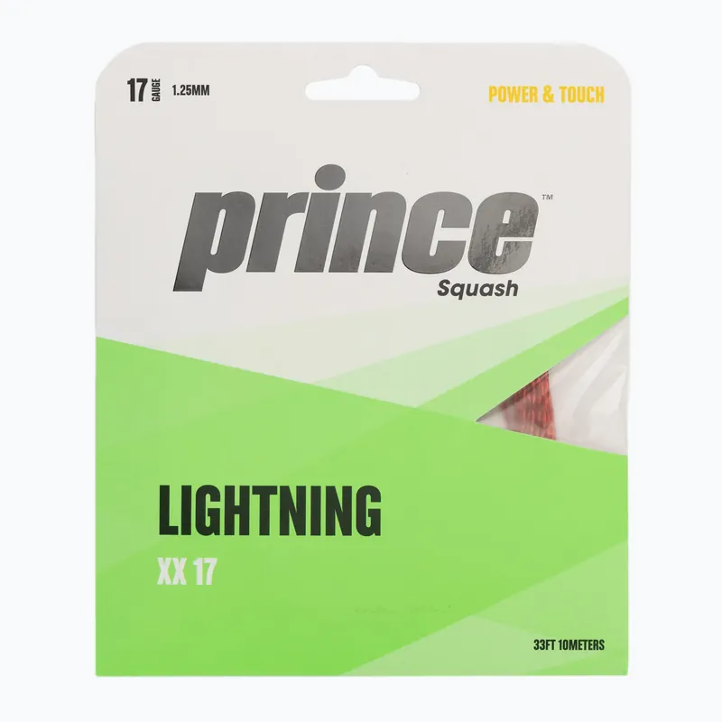 Speciální Cena Struny pro squashové raketyPrince Lightning XX 17 set red