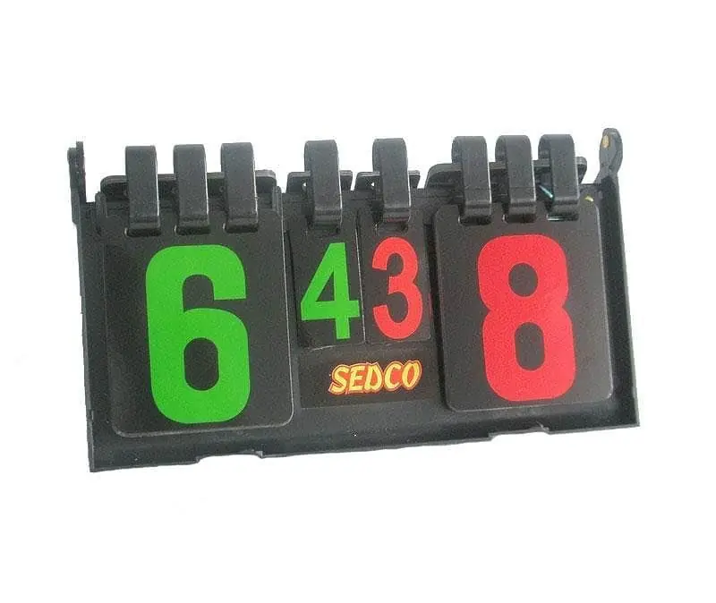 Poslední Šance Ukazatel skóre volejbal plastový Sedco 37 x 20 cm černý
