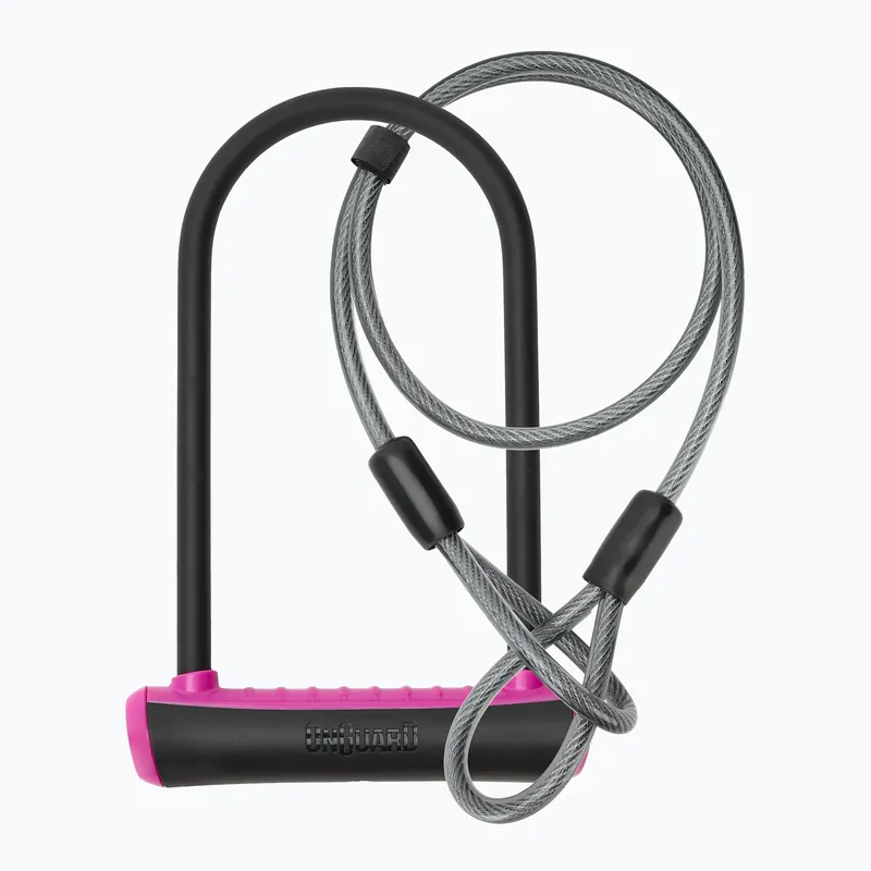 Zámek na kolo OnGuard Neon 8154PN U-Lock black/pink Přímo Od Výrobce