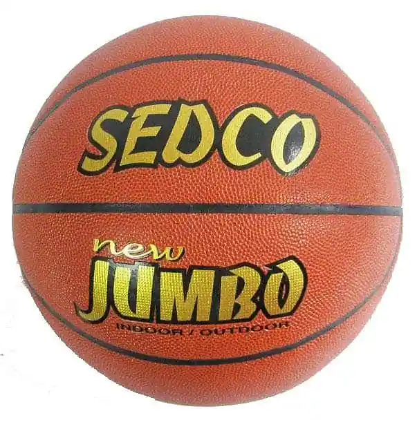 Cenová Bomba Míč basket Sedco kůže OFFICIAL 6 NEW JUMBO AKCE DOPRODEJ - hnědá