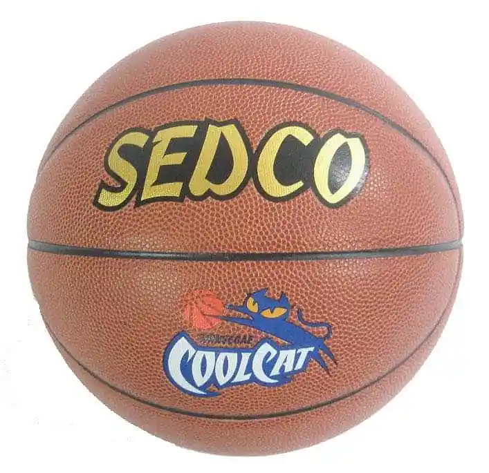 Aktuální Míč basket SEDCO kůže SYNT. COOL CAT - 5 AKCE - hnědá