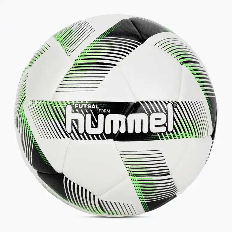 Nejprodávanější Hummel Storm FB fotbalový míč bílý/černý/zelený velikost 3