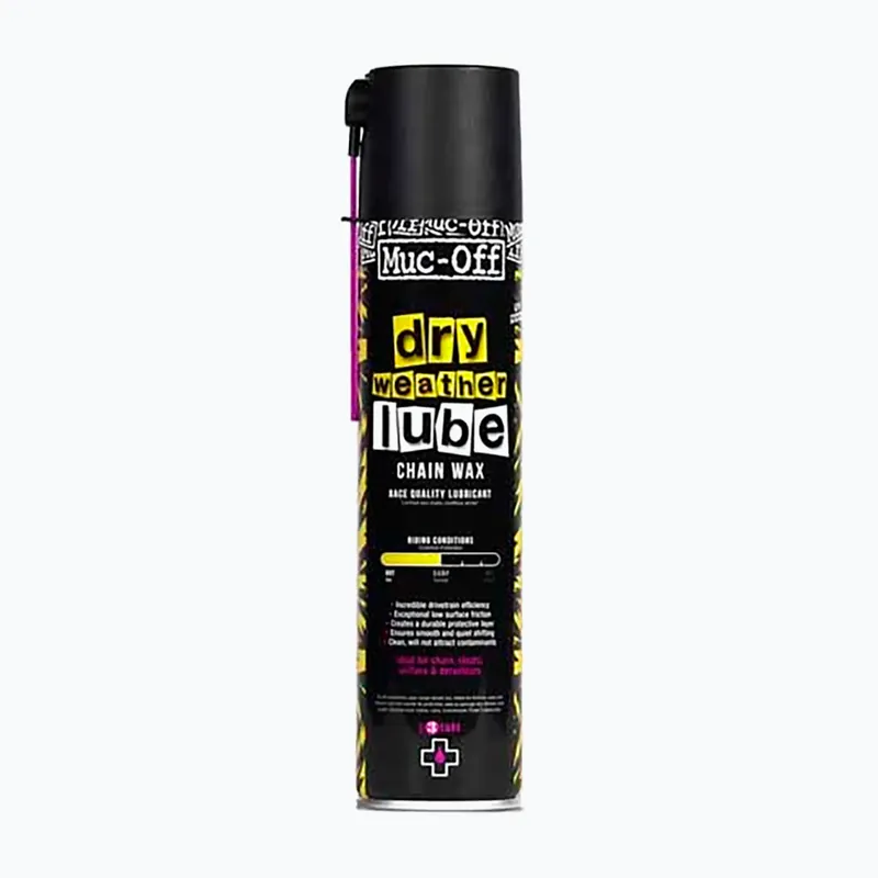 Mazivo na řetěz Muc-Off Dry Lube Chain Wax Aerosol 400 ml Super Cena