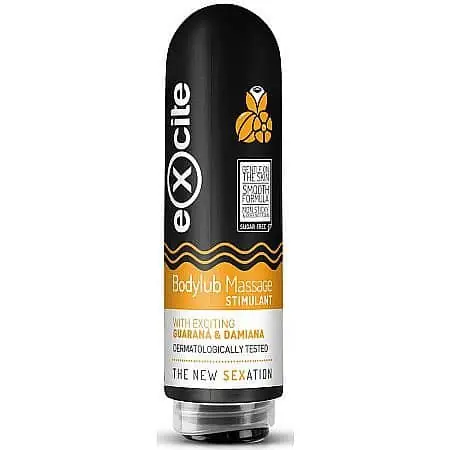 Masážní gel s damiánou a guaranou Excite Stimul 200 ml Nejlepší Cena
