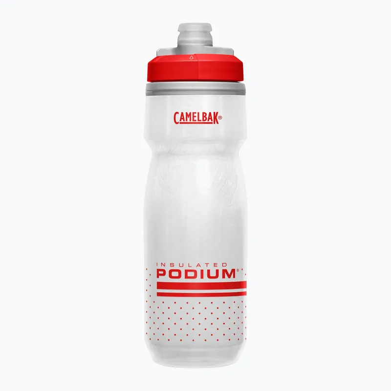 CamelBak Podium Chill 620ml ohnivě červená/bílá láhev na kolo Nejprodávanější