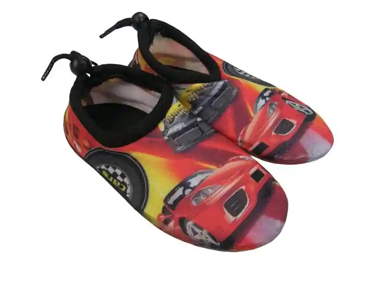 Top Prodej Boty do vody AQUA SURFING CARS - červená