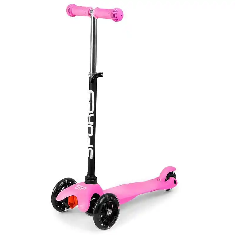 Rychlé Dodání Spokey FUNRIDE Tříkolka dětská se svítícími kolečky, růžová