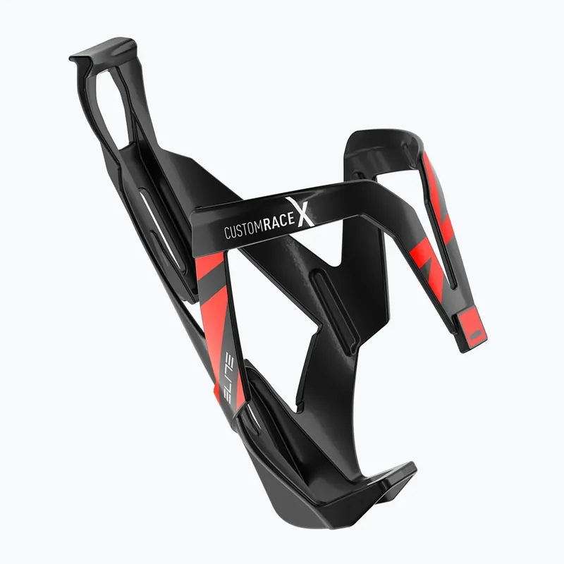 Košík na láhev na kolo Elite Custom Race X black/glossy red Vrácení Zdarma