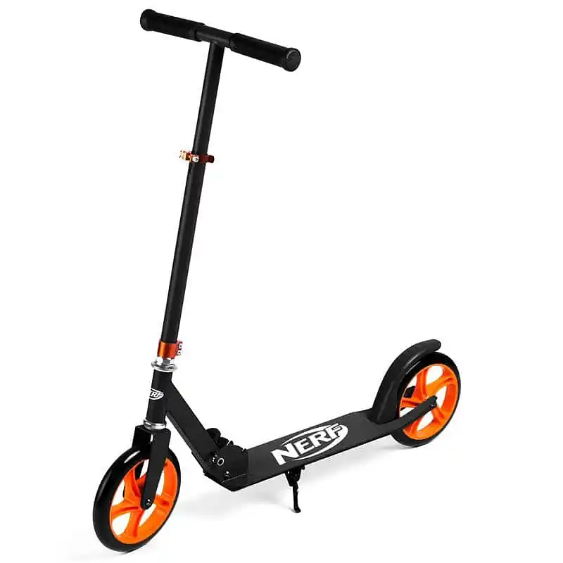 Novinka Spokey HASBRO NOISE Koloběžka, kolečka 200 mm, zn. NERF, černá