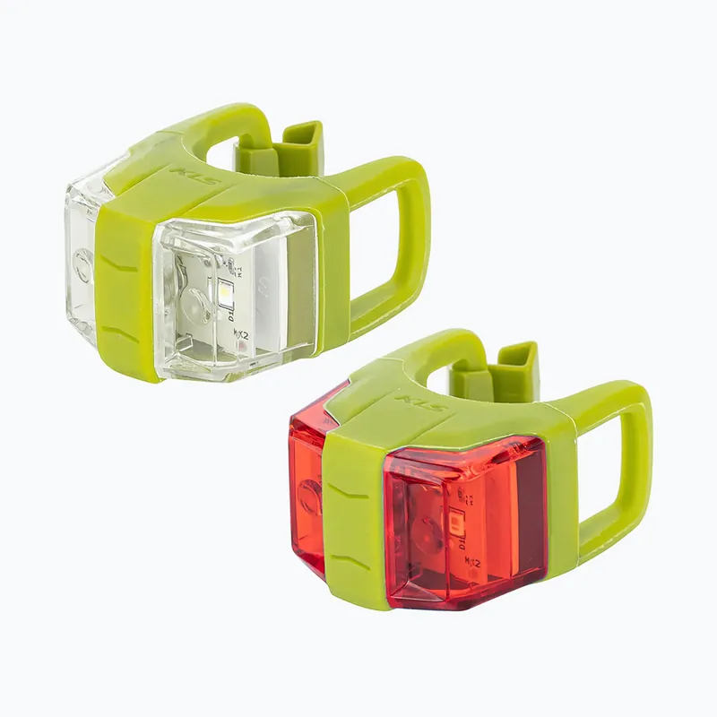 Sada světel na kolo Kellys Twins II set lime green Objednat Nyní