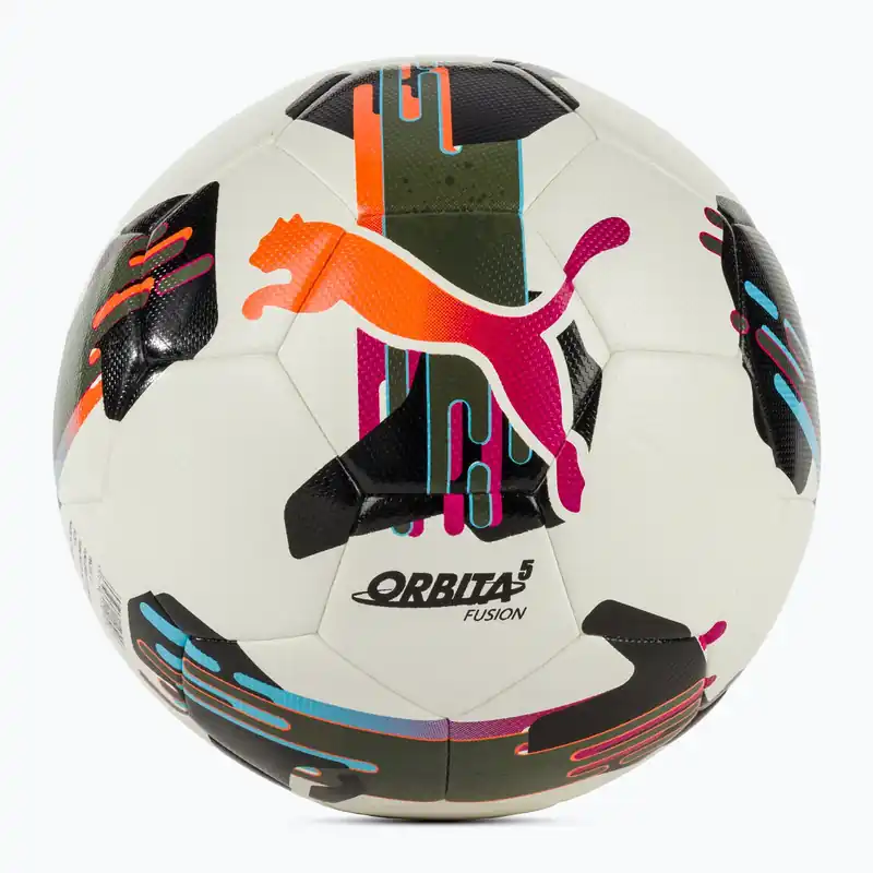 Fotbalový míč PUMA Orbita 5 Fusion puma white/multicolor velikost 5 Dokud Zásoby Vydrží
