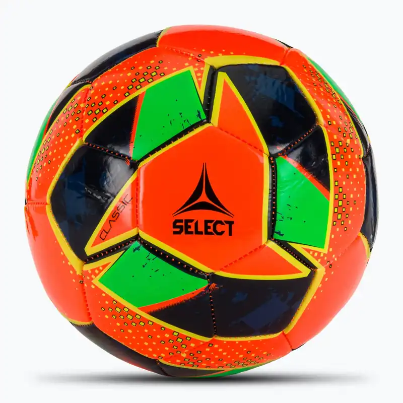 SELECT Classic v24 oranžová/zelená fotbalová velikost 4 Speciální Cena