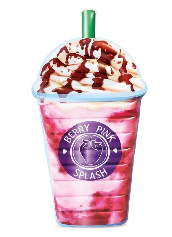 Nafukovací Lehátko INTEX Berry pink splash 198 x 107 cm - růžová Akční Cena