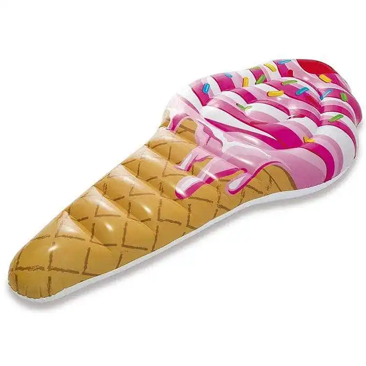 Nafukovací Lehátko INTEX Zmrzlina 224 x 107 cm - růžová Časově Omezené