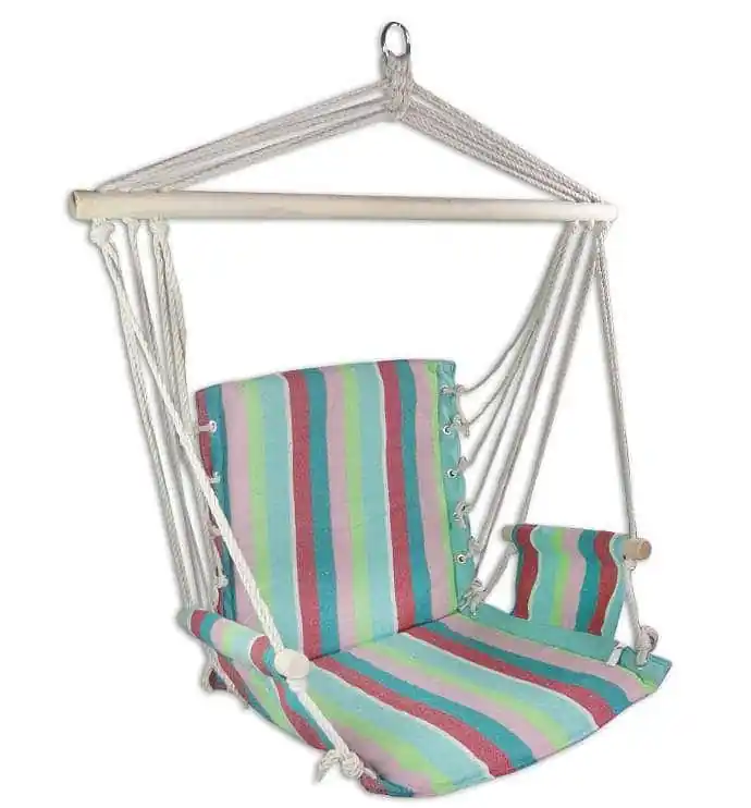 Pouze Dnes Houpací křeslo Sedco RELAX 103x56 cm - zelená/červená
