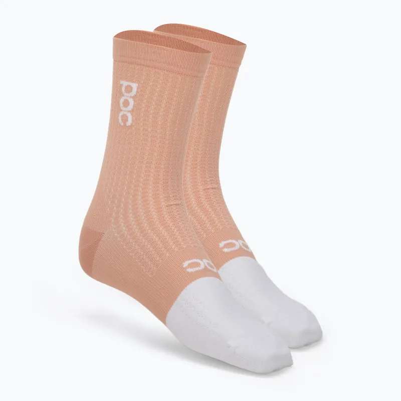 Cyklistické ponožky POC Flair Mid rock salt/hydrogen white Akce