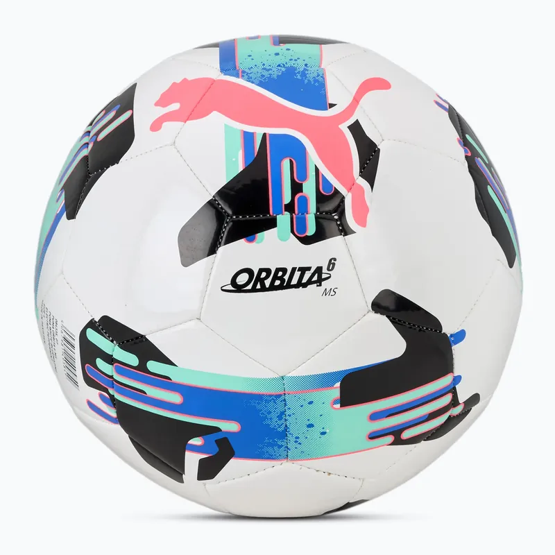 Fotbalový míč PUMA Orbita 6 MS fotbal puma white/bluemazing/electric peppermint velikost 4 Nejlepší Cena