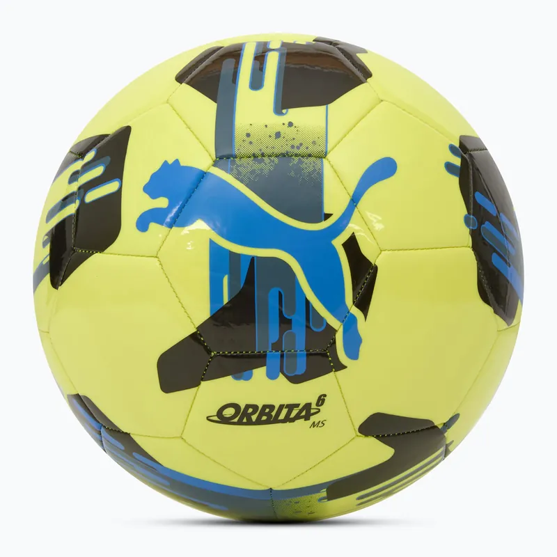 Omezená Nabídka Fotbalový míč PUMA Orbit 6 MS fotbal puma white/fizzy apple velikost 5