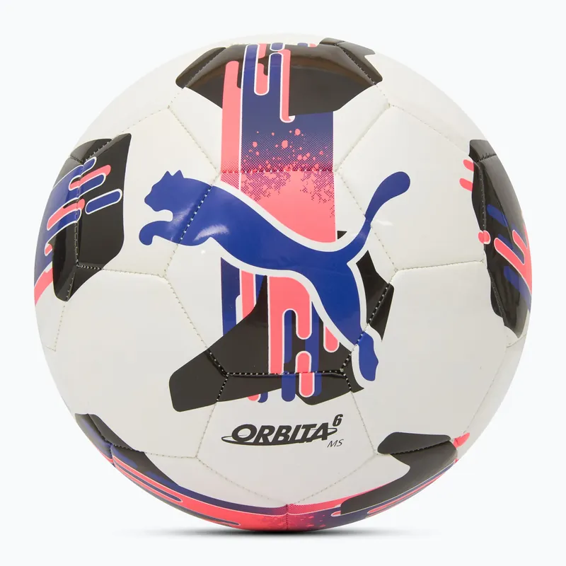 Fotbalový míč PUMA Orbit 6 MS fotbal puma white/lapis lazuli/sunset glow velikost 4 Top Prodej