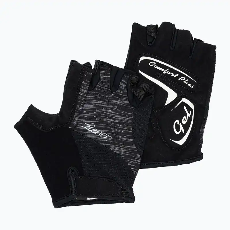 Sleva Dámské cyklistické rukavice ZIENER MTB Caci Lady GELshock black melange