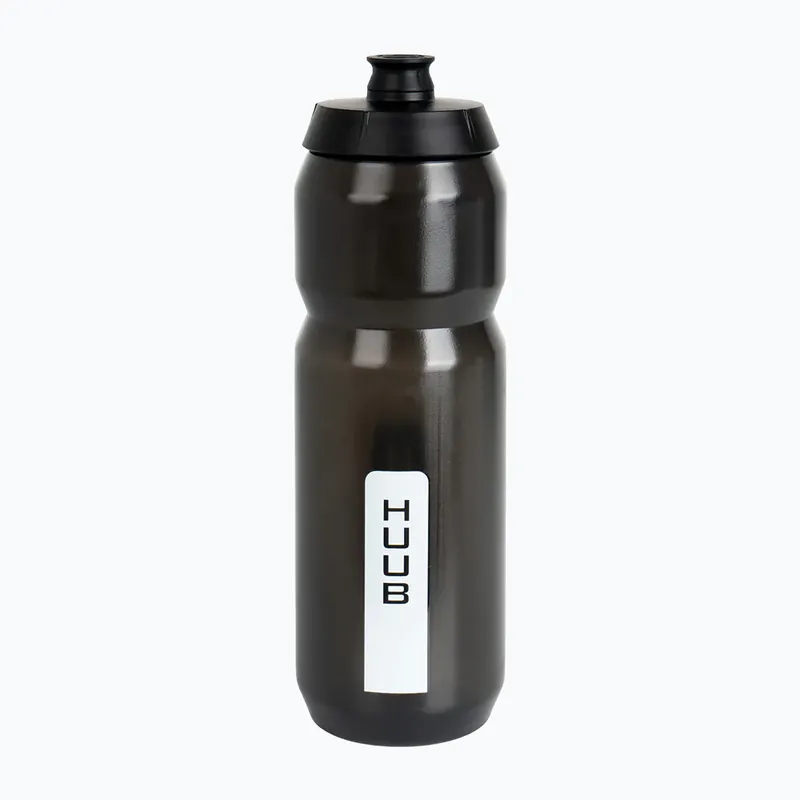 Láhev na kolo HUUB Water Bottle 750 ml clear black Vrácení Zdarma