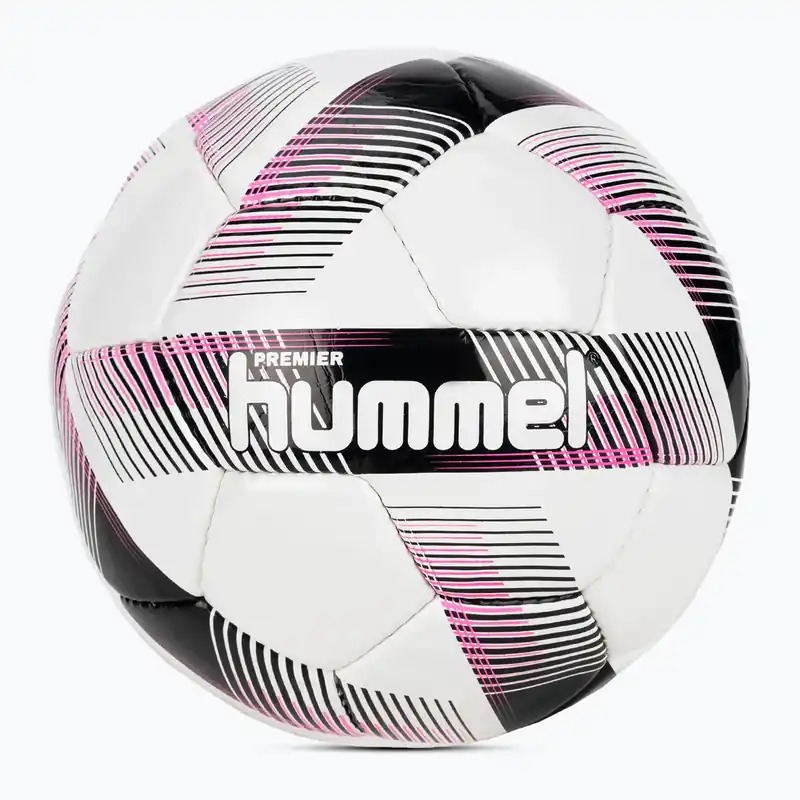 Hummel Premier FB fotbalový míč bílý/černý/růžový velikost 4 Finální Výprodej
