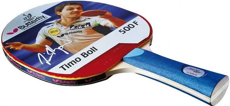 Pálka na stolní tenis BUTTERFLY TIMO BOLL 500F Výprodej
