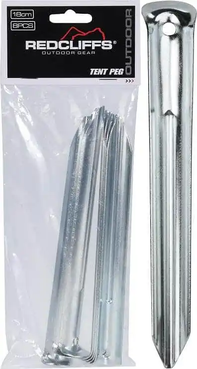 STANOVÉ KOLÍKY REDCLIFFS V 18 cm , ALU, SADA KOV 8 KS Hit Sezóny