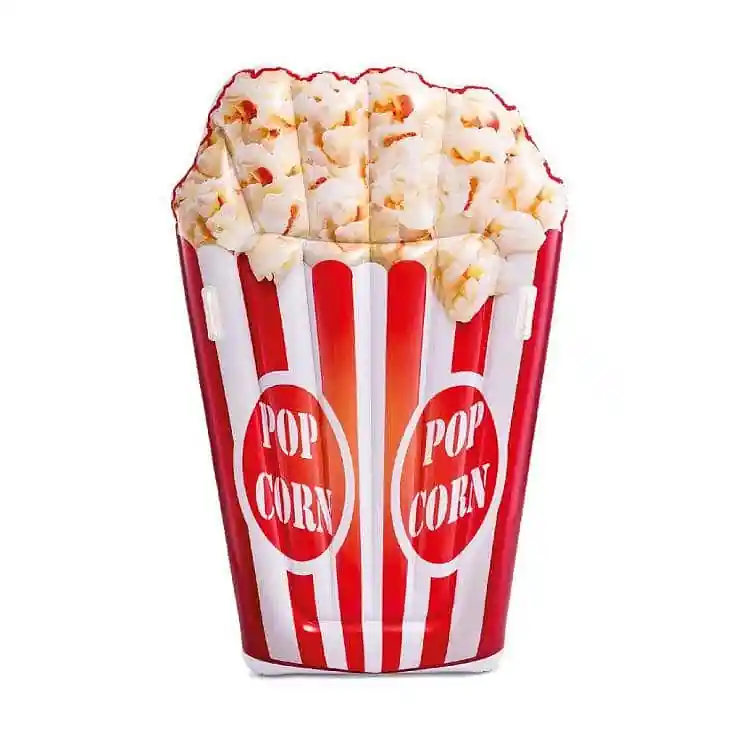 Sleva Lehátko INTEX nafukovací POPCORN 178X124 cm - červená