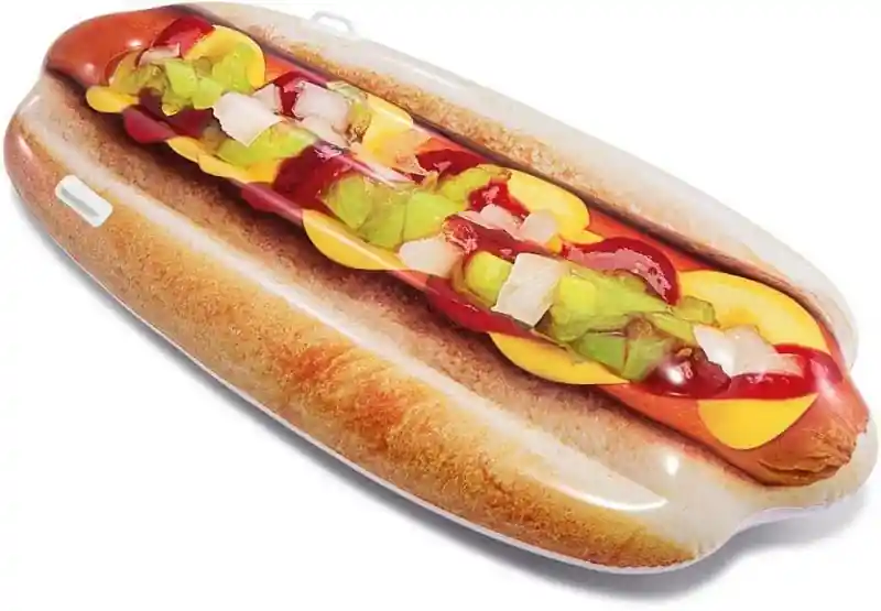 Akční Nabídka Lehátko INTEX 58771 nafukovací Hotdog 180x89 cm - béžová