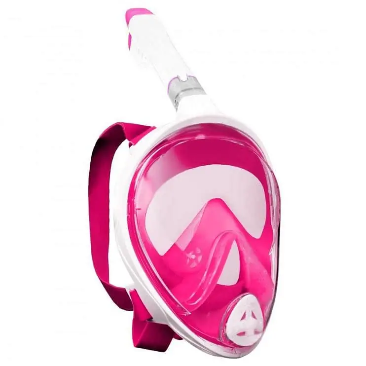 Horká Nabídka Potápěcí celoobličejová maska/brýle se šnorchlem FREEBREATH - Velikost S/M - Bez adaptéru GoPro