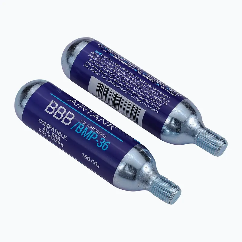 Akční Cena Plynové kartuše pro pumpičku na kolo BBB Cycling Co2 AirTank 16g 2ks silver