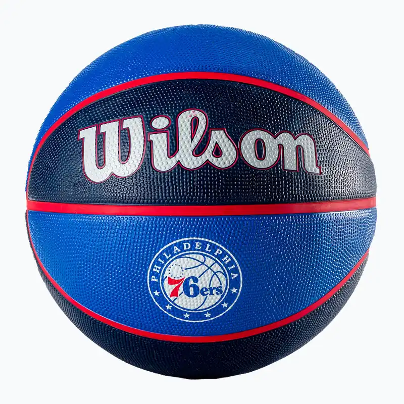 Vysoce Kvalitní Wilson NBA Team Tribute Philadelphia 76ers basketbalový míč modrý WTB1300XBPHI