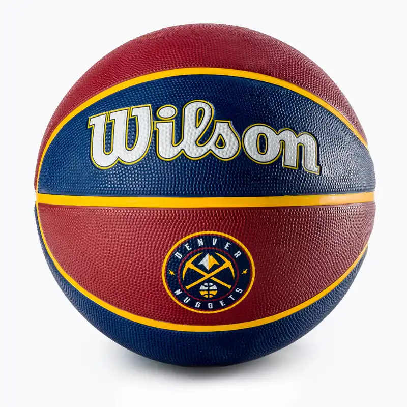 Basketbalový míč Wilson NBA Team Tribute Denver Nuggets, tmavě modrý WTB1300XBDEN Sezónní Sleva