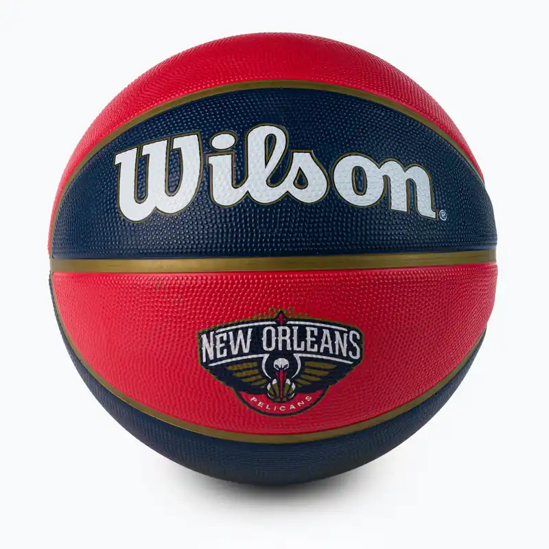 Objednat Nyní Wilson NBA Team Tribute New Orleans Pelicans basketbalový míč bordó WTB1300XBNO