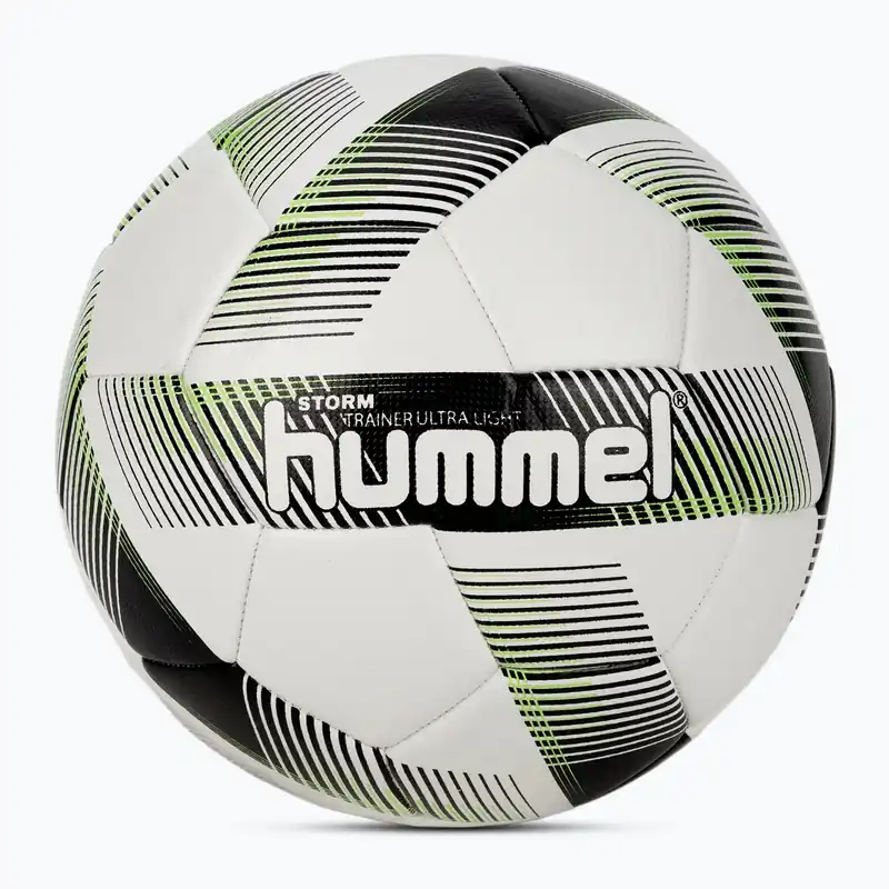 Hummel Storm Trainer Ultra Lights FB fotbalový míč bílý/černý/zelený velikost 5 Ověřený