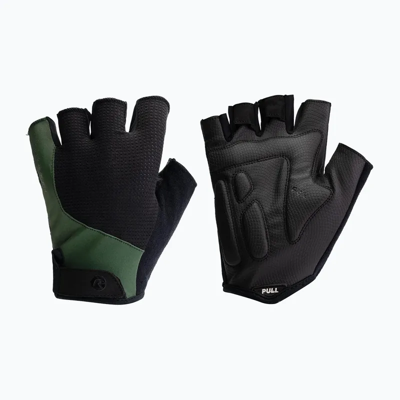 Akce Pánské cyklistické rukavice Rogelli Essential black/green