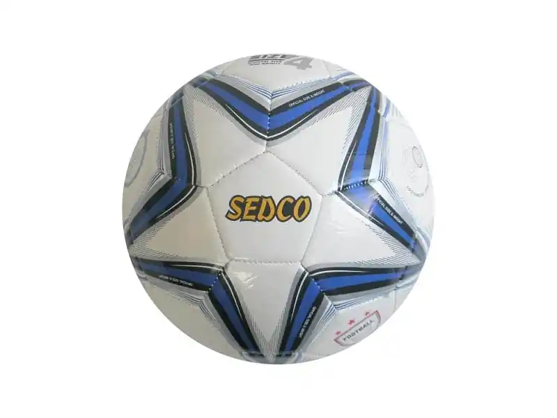 Fotbalový míč kopaná SEDCO 4 FOOTBALL TPU - bílá Zlevněný