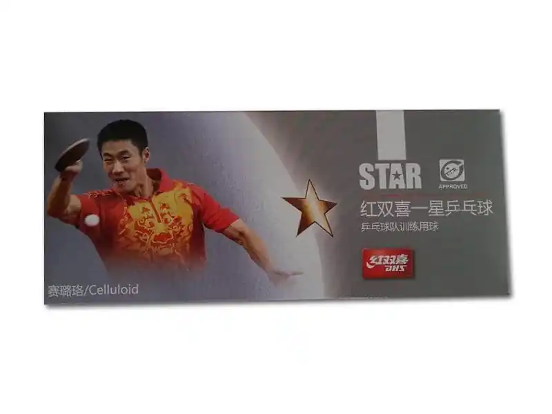 Tovární Cena Míčky DHS * STOLNÍ TENIS CELULOID bílé 10ks doprodej - bílá