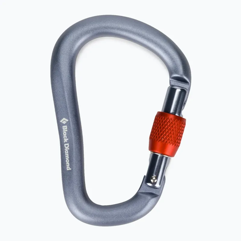 Omezená Nabídka Karabina Black Diamond Rocklock Screwgate šedá BD2102561003ALL1