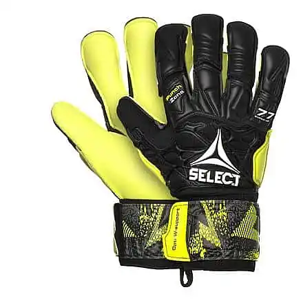 GK gloves 77 Super Grip brankářské rukavice černá-žlutá Hit Sezóny