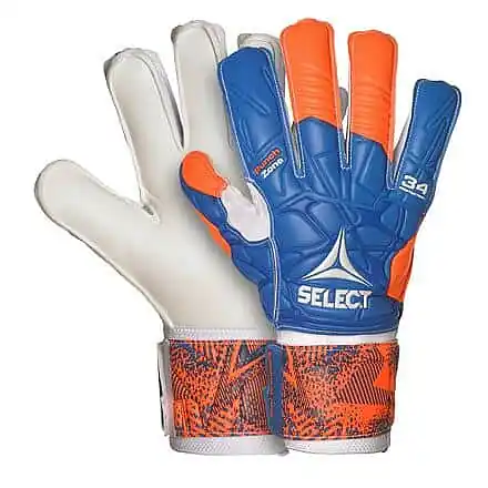 GK gloves 34 Protection brankářské rukavice oranžová-modrá Akce