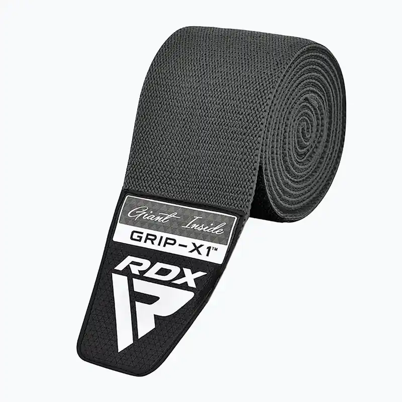 Bandáže na kolena RDX Compression Elasticated Knee Wrap grey Výprodej