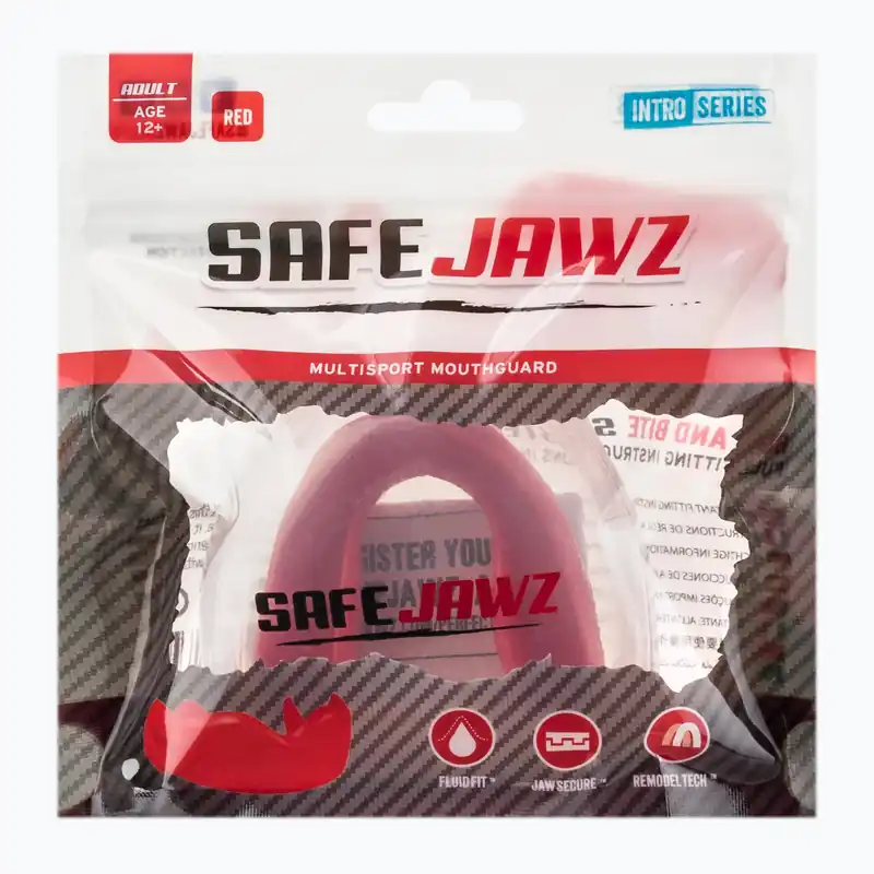 Zlevněný SAFEJAWZ Intro Series Jaw Guard Červený SJIREDA