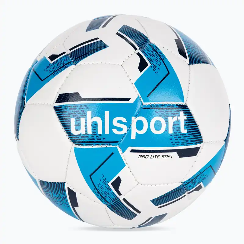 Fotbalový míč uhlsport Lite Soft 350 white/cyan/navy velikost 5 Horká Nabídka