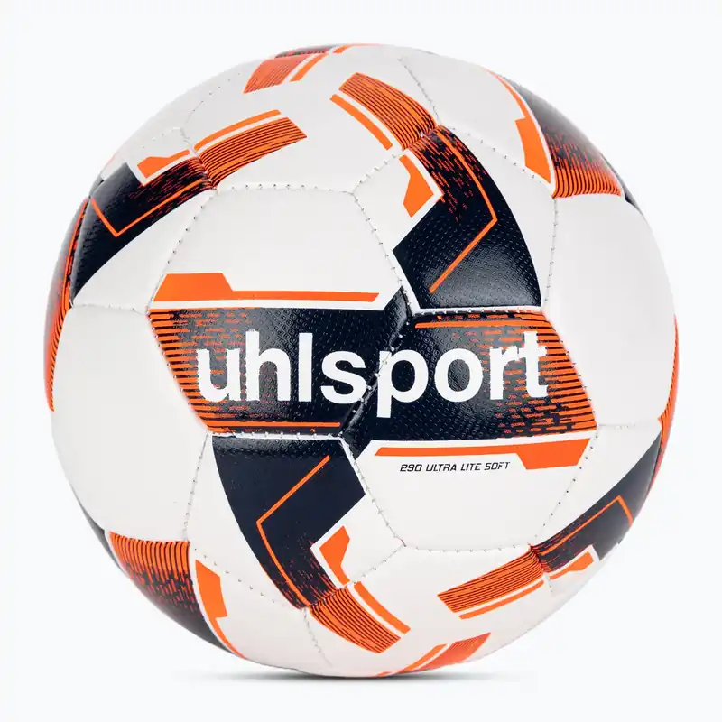 Časově Omezené Fotbalový míč uhlsport Lite Soft 290 white/navy/fluo orange velikost 3